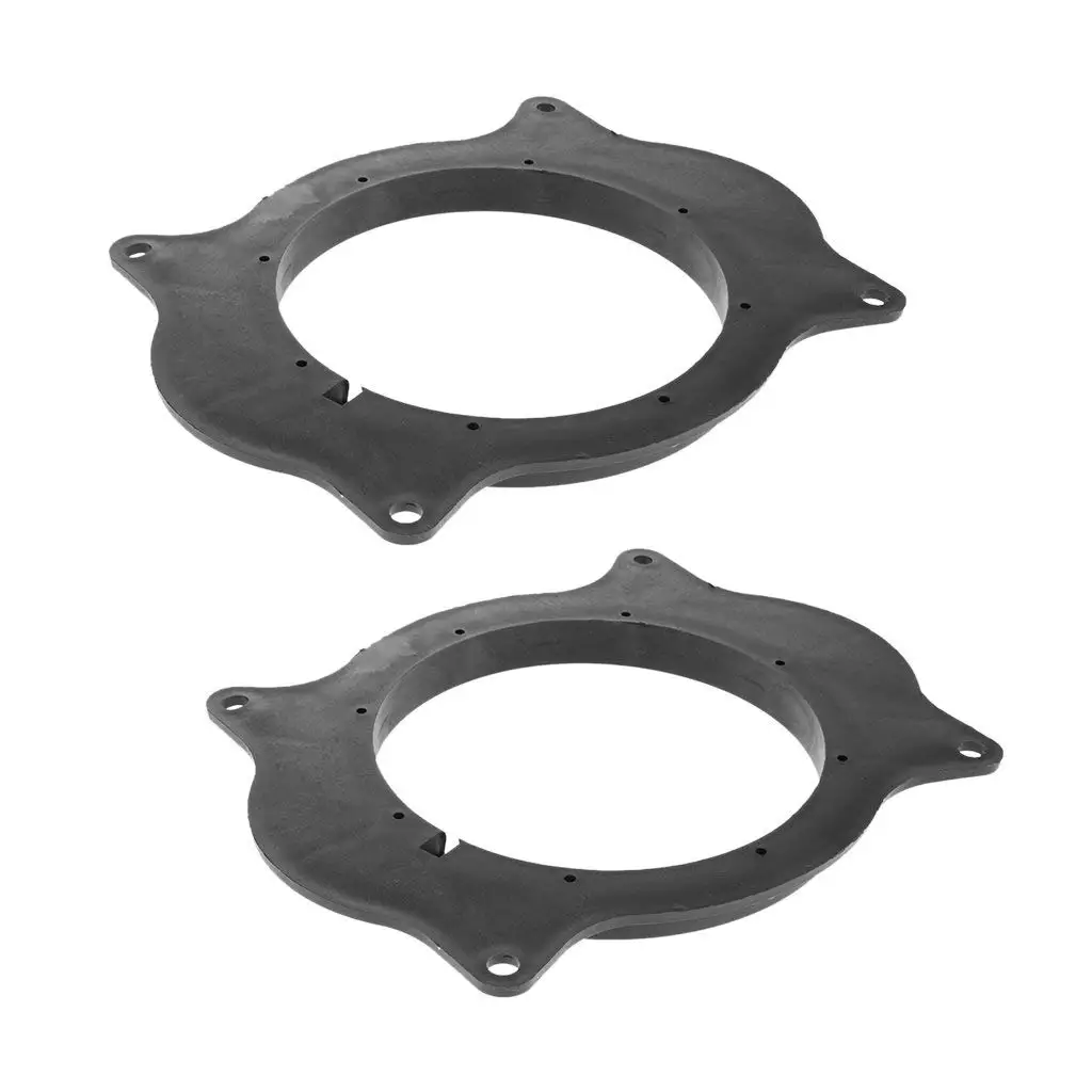MagiDeal Pair 6.5inch Car Stereo Audio Speaker Mounting Spacer Rings Adaptor