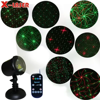 Garden Decorative Christmas Laser Light Meteor Shower Laser Light