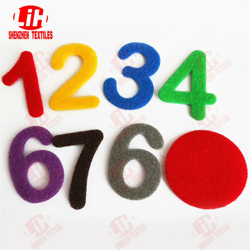 Hook And Loop Alphabet Letters/sticky Hook And Loop Patch For Widely