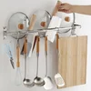2019 hot sale Kitchen Wall Mounted Stainless Steel Rack Rail for Hanging Knives and Pot and Pan