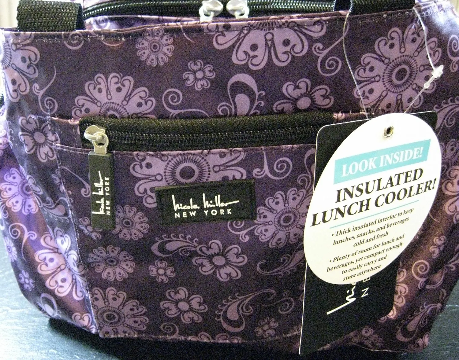 nicole miller lunch bag