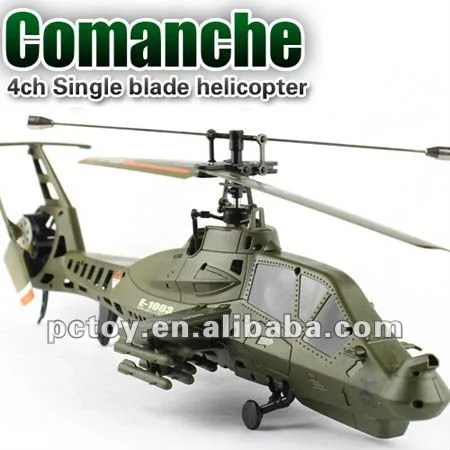 rc single blade helicopters