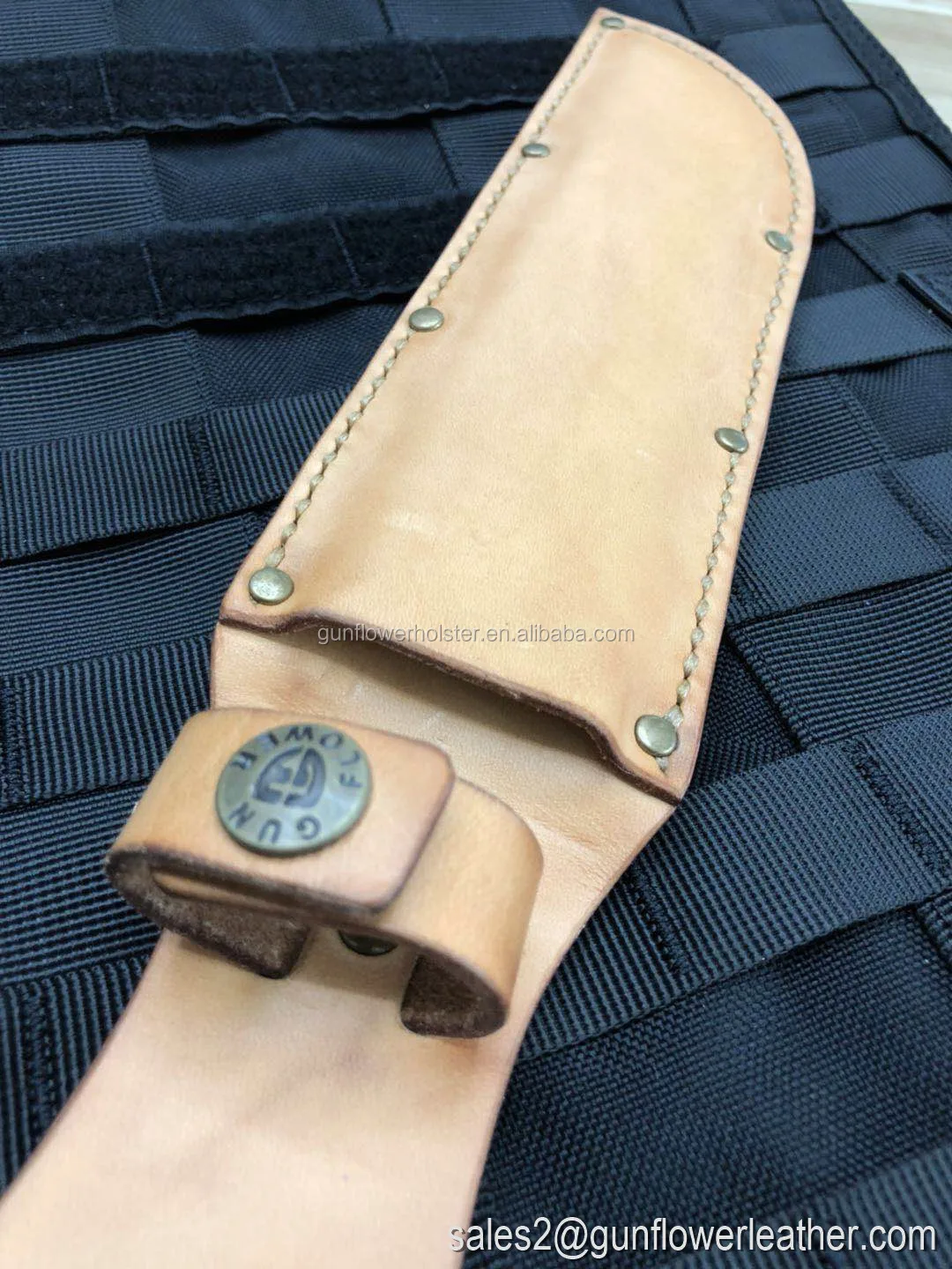 Hunting Police And Military Leather Brown Knife Pouches Buy Leather