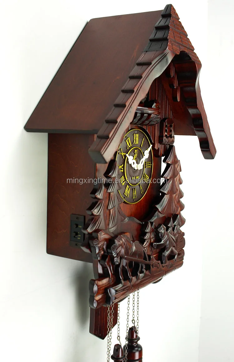 Antique Style Wooden Cuckoo Clock With Bird Come Out Buy Cuckoo Wall
