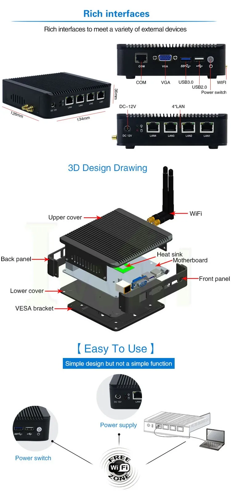 firewall motherboard for pfsense