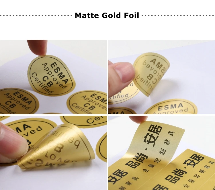 Color Printing Waterproof Adhesive Sticker Jar Bottle Seal Sticker