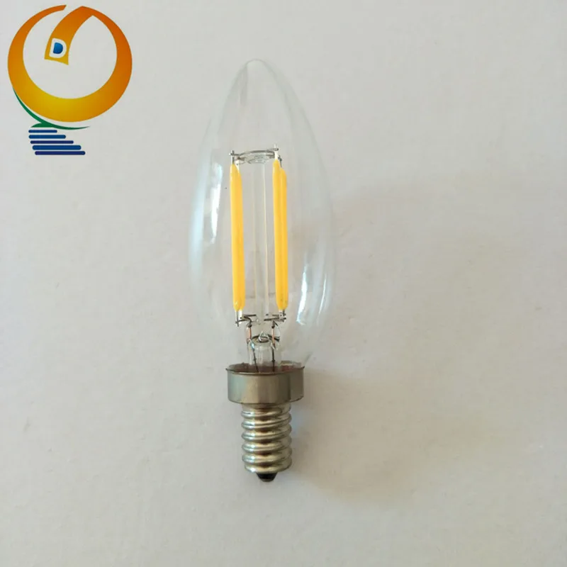 European style filament christmas LED bulbs led lighting bulbs C35 candle decorated bulbs