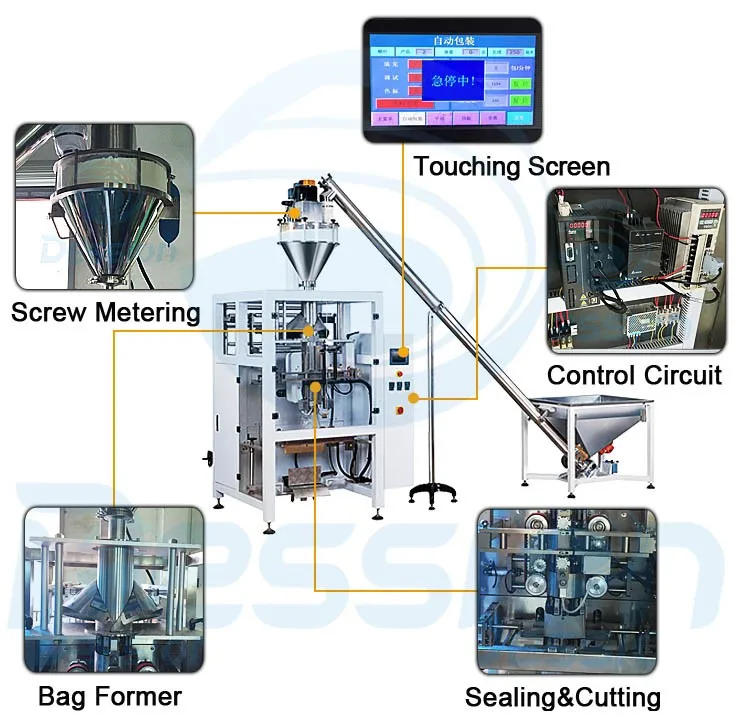 Milk Powder / Soya Powder/ Drink Powder Plastic Bag Packing Machine