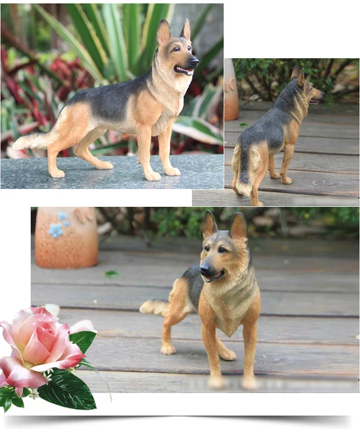 Simulatie Model Van Duitse Herder Real Looking Hond Dier Simulatie Model Van Duitse Herder Real Looking Hond Dier