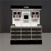Hot selling wooden skin care product display stand for shopping mall kiosk store trade show booth furniture