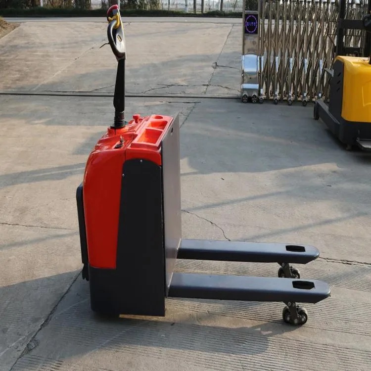 Electric Pallet Jack Adjustable Forks Ce Automatic Pallet Truck