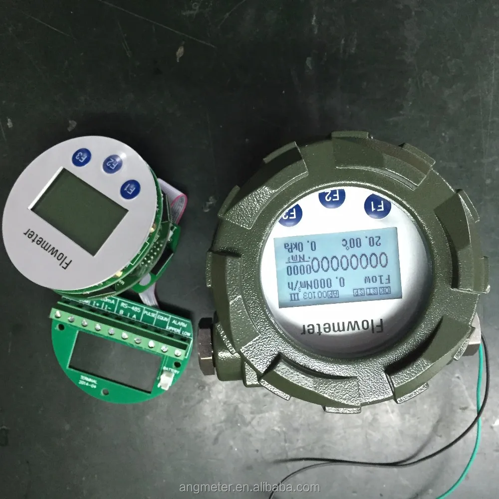 Rs485 Argon Flue Gas Mass Flow Meter Gas Turbine Flow Meter Converter