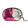 Women Reversible Sequin Makeup Bag Evening Party Clutch Bag Glitter Cosmetic Bag