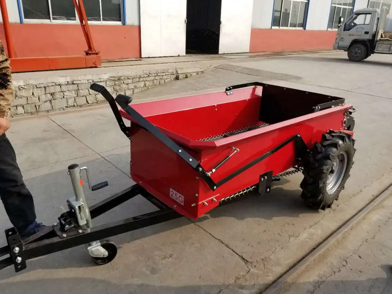 Agricultural Atv Mounted Mini Manure Fertilizer Spreader For Car Truck