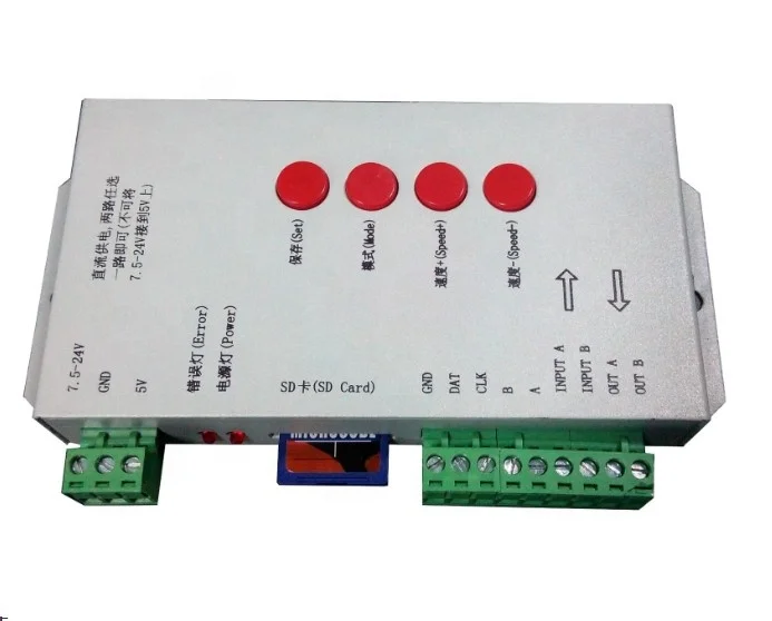 IC dream color controller sd card led controller for ws2811 ws2801 controller