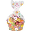 Christmas Party Gift Basket Shrink Wrapping Sleeve Cello Poly Bags