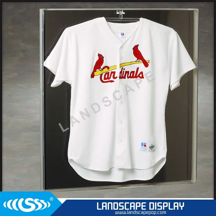 Custom Made Clear Acrylic Jersey Display Case / Plexiglass Jersey