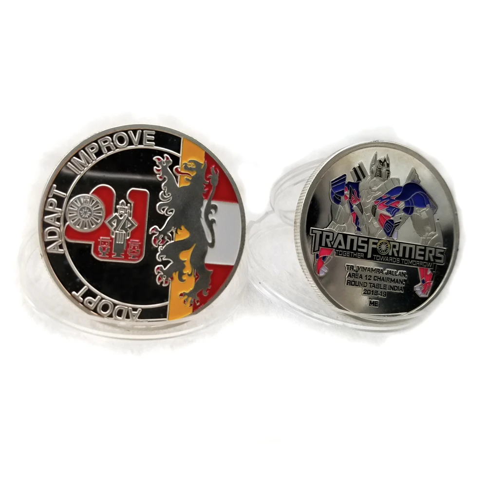 批发定制奖章硬币 1849 十美分银 999 军事挑战硬币出售