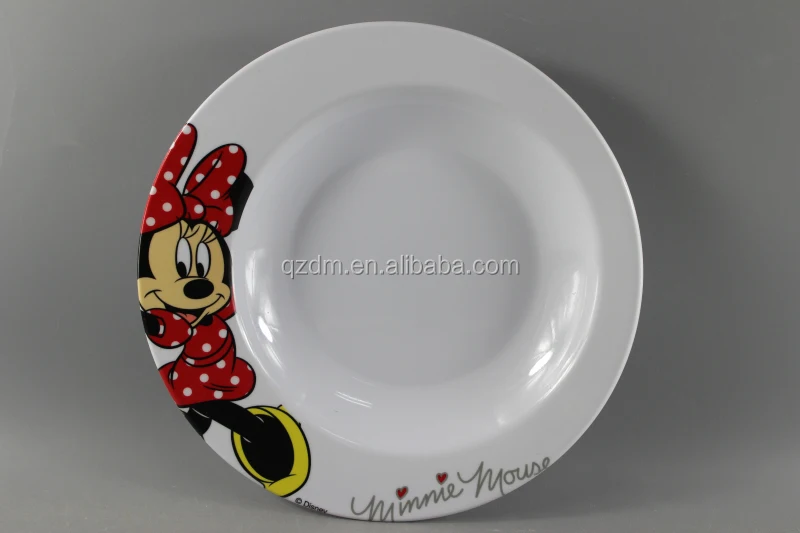 Factory supply good quality melamine deep dish 9inch