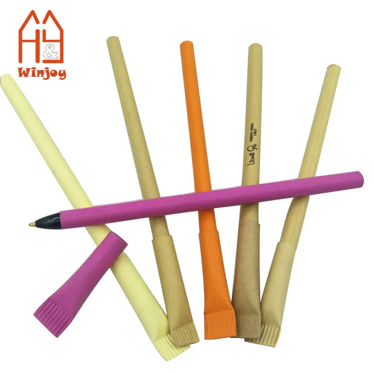 Kustom Murah Kertas Daur Ulang Promosi Pulpen Kraft Kertas Tanda Tangan Hitam Tinta Gel Pena Alat Tulis Supply Buy Pen Untuk Sekolah Dan Kantor Amazom Hot Jual Daur Ulang Kertas Pen Product On