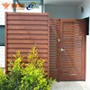 Anodize powder coating aluminium gate for farm garage manufacturer with aluminium rolling gate profile/aluminum roller