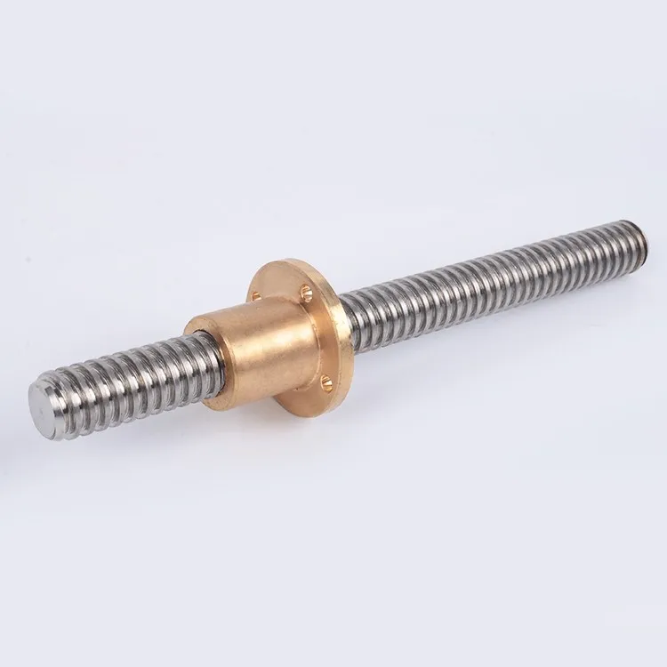 China Supplier 20mm Lead Screw 4mm Pitch Trapezoidal Lead Screw With