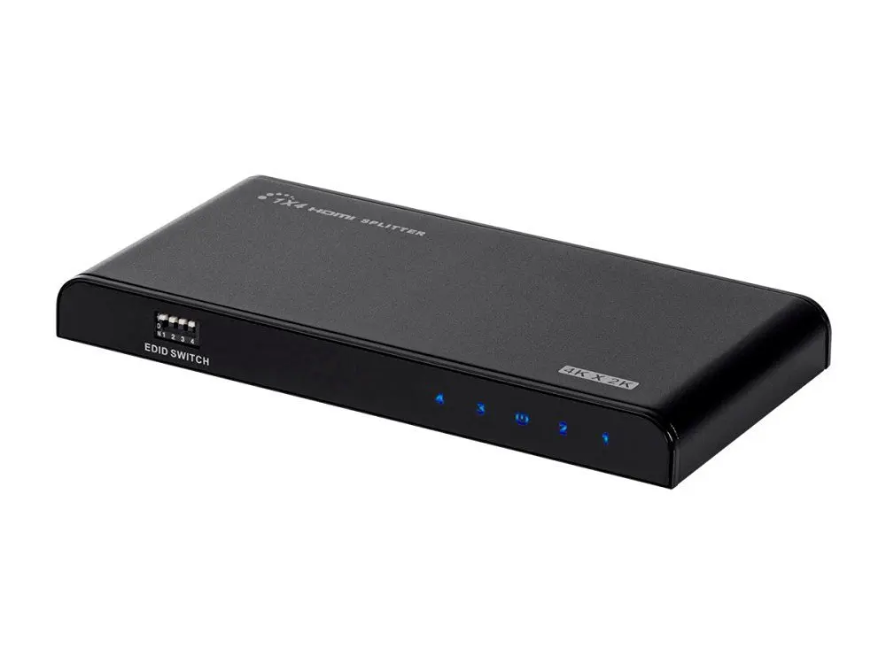 C&E Blackbird 4K Pro 1x4 HDMI Ultra Slim Splitter with EDID Video Converter (CNE634548)
