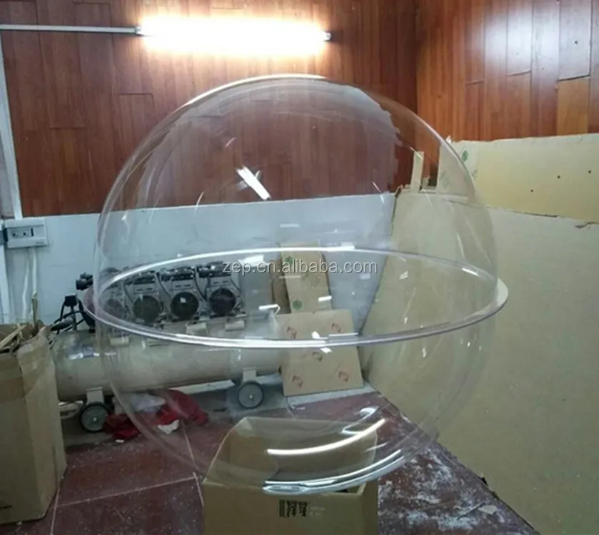 Plastic Sphere Container For Cover Packing Clear Acrylic Hemisphere