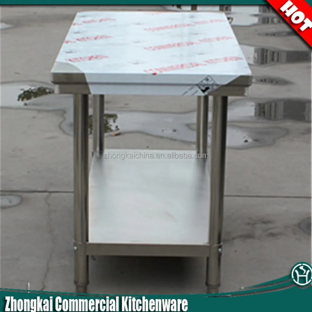 Rvs werktafel met wielen/vouwen rvs werktafel/rvs werktafel ...