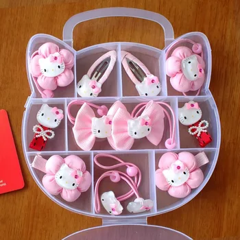 Set Hair Clips Hello Kitty Fancy Clip Band For S Set Hair Clips Hello Kitty Fancy Clip Band For S Kids Babies