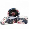 China factory round tin box with pvc window for candy
