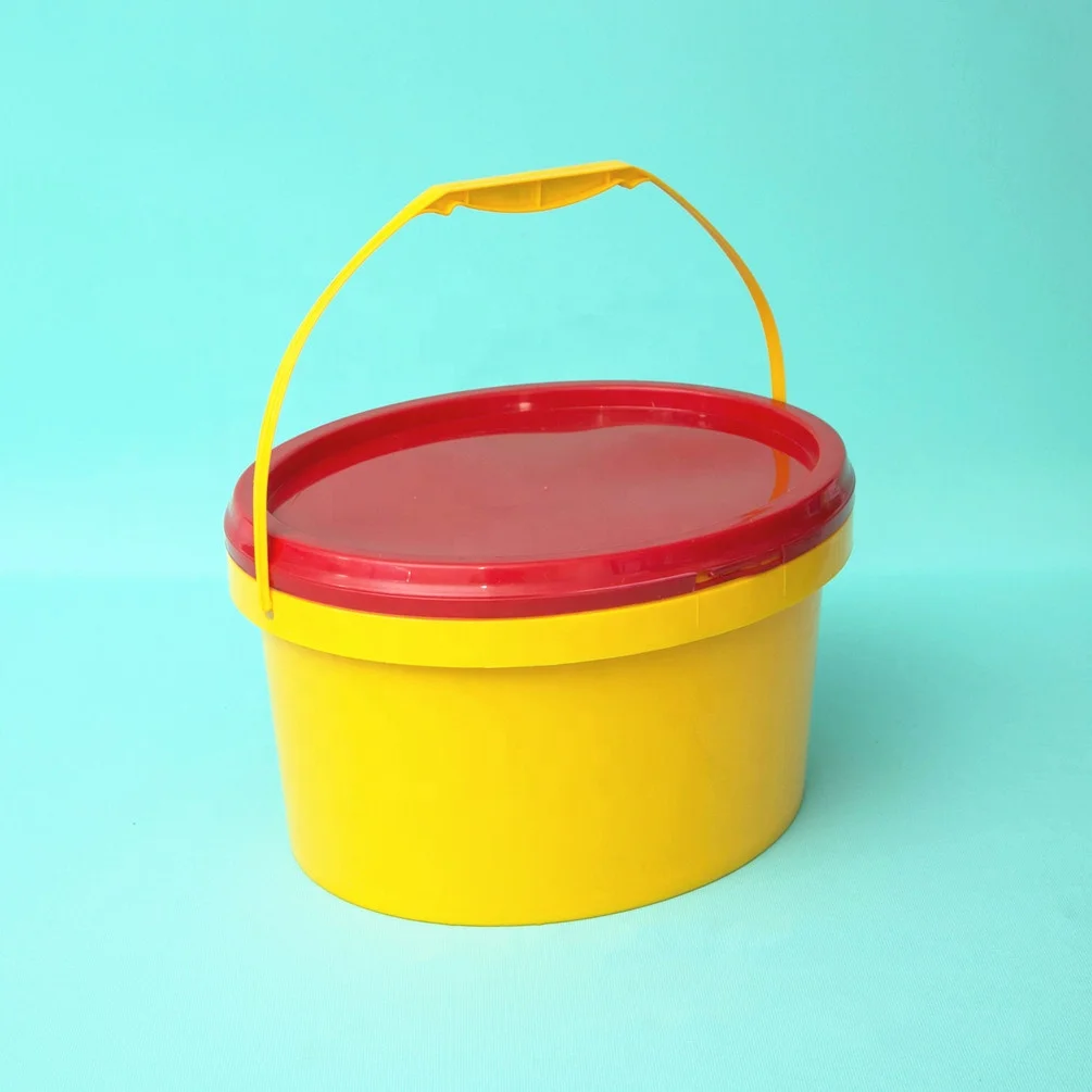 Ice Cream Bucket 400ml 500ml 1000ml Food Grade Plastic Bucket Packaging