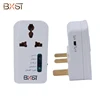 BX-V034 Two-Year Warranty Pc and Stainless Material Steel White Low High Voltage 10 Amp Refrigerator Uk Plug Voltage Protector