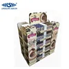 Custom Style Pallet Cardboard Display for candies / cardboard display in supermakets / 4 sided corrugated candy display