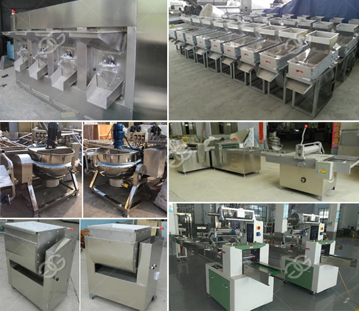 High Efficient Peanut Brittle Making Machine Peanut Bar Production Line Fruits Snack Bar Equipment