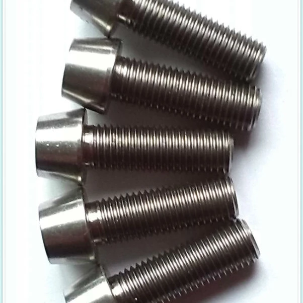 M10 x 45mm 1.5 Pitch Titanium Ti Bolt Taper Hex Allen Socket Head Screw GR5