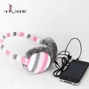New design radio earmuffs knit warm earmuff headphone