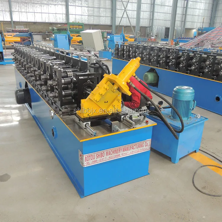 Greenhouse Shed Bar PPGI GI Steel Stud Purlin Rolling Profile Machine.jpg