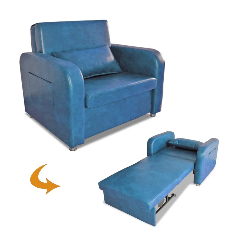 Leather Convertible Pull Out Hospital Sleeper Chair Sofa Bed For Hospital Sleeper Chair Sofa Bed