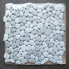 Random Crazy Lagos Azul Mix River Rocks Pebble Stone Mosaic Tile Tumbled
