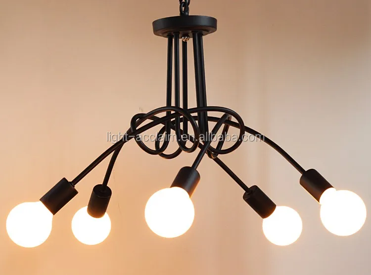 Candelabros De Hierro Forjado Para El Hogar,Lámparas De Escritorio