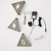 IR Sensor Surface Mounted DC 12V Dimmable Under Cabinet LED Triangle Light