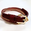 New Simple Leather Bracelet Retro Punk Bracelet Double Bracelet Collar Neckband