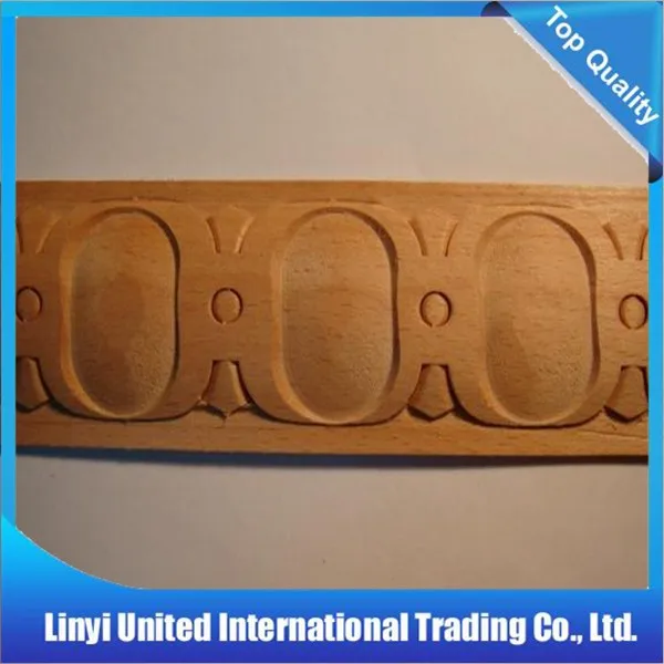 Carved wood crown molding skirting and architrave for wall and ceiling decoration
