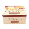 Square integrated biscuit tin box