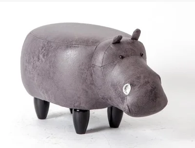 河马绒面革动物凳子客厅儿童沙发存储凳子 Buy 河马绒面革动物凳子客厅儿童沙发存储凳子 儿童木凳子 存储凳子product On Alibaba Com