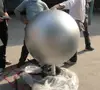 sandblast stainless steel ball water feature