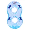 Heavy Eco-friendly PVC inflatable swimming pool Water Aqua park slide Double Tube Ring Boat lazy river water play asseccories