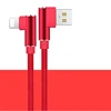 Charging Cable MFi Certified Right Angle Nylon Braided USB Cable Compatible with Phone Charger