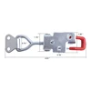 Metal Latch Catch Clip for Closet